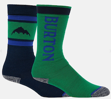 Burton Kids Midweight Weekend Socks 2Pk