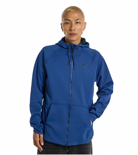 Burton Mens Crown Weatherproof Fullzip Fleece Hoodie