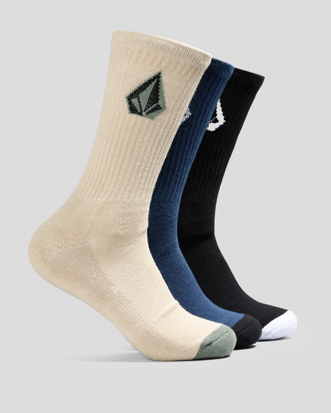 Volcom Full Stone Mix Sock 3 Pk